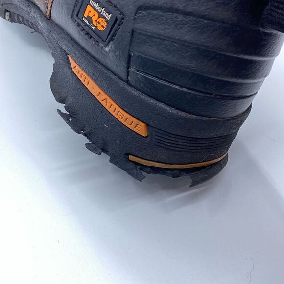 Timberland Endurance Pro Mens Size 11 M Brown Leather Steel Toe Work Boots 52562 - Picture 11 of 12